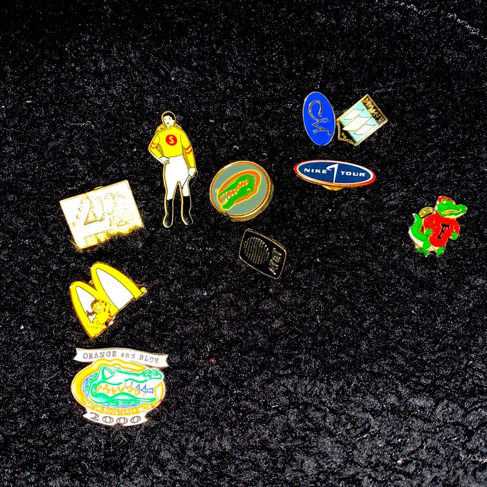 Assorted pins